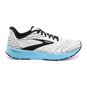 Brooks Hyperion Tempo Road Running Shoes - Womens, White/Black/Blue | IE-MRU967830